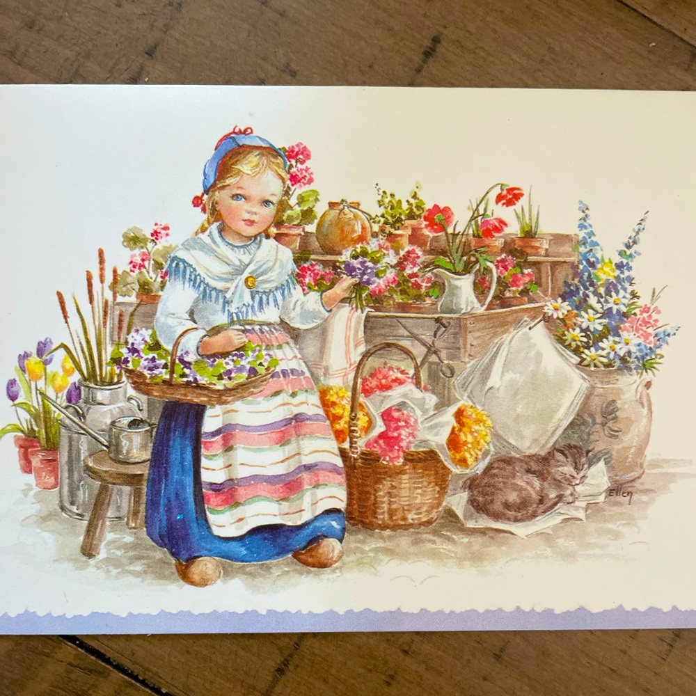 Truly  Vintage Scandinavian Recipe Note Cards